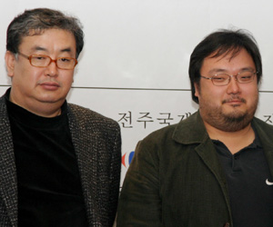 폐막작 '남극일기' 차승재 싸이더스 대표, 임필성 감독 